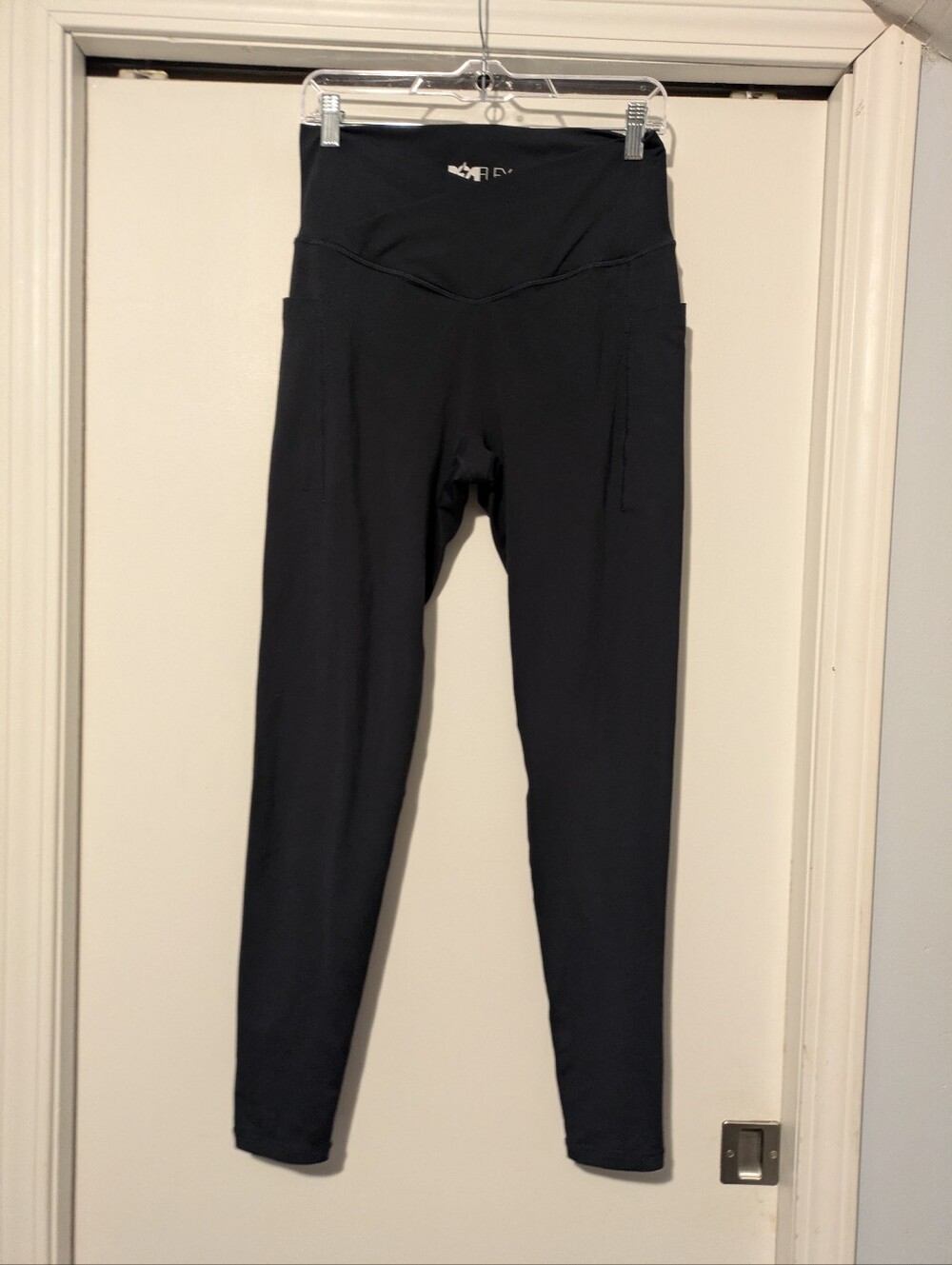 Popflex Crisscross Hourglass Leggings In Cosmic Navy XL 29"